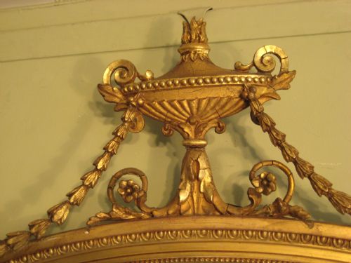 GILT ADAMS STYLE MIRROR - ADDITIONAL PHOTO 2