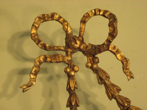 GILT ADAMS STYLE MIRROR - ADDITIONAL PHOTO 4