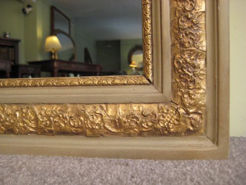 FRENCH PAINTED AND PARCELGILT MIRROR - ADDITIONAL PHOTO 6