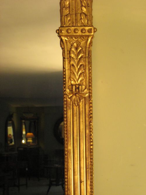ENGLISH GILT NEOCLASSICAL OVERMANTLE - ADDITIONAL PHOTO 7