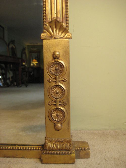 ENGLISH GILT NEOCLASSICAL OVERMANTLE - ADDITIONAL PHOTO 8