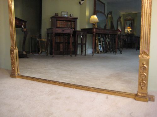 ENGLISH GILT NEOCLASSICAL OVERMANTLE - ADDITIONAL PHOTO 9