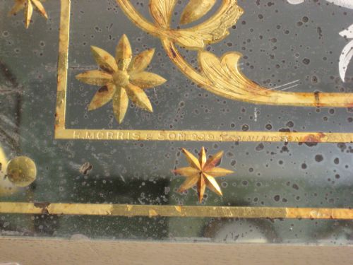 PAIR VICTORIAN CUT AND ETCHED GLASS PUB MIRRORS - ADDITIONAL PHOTO 13