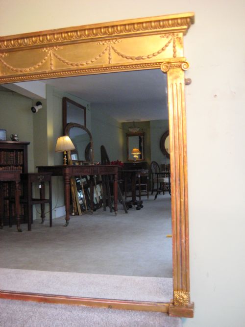 GILT ADAMS STYLE OVERMANTLE - ADDITIONAL PHOTO 1