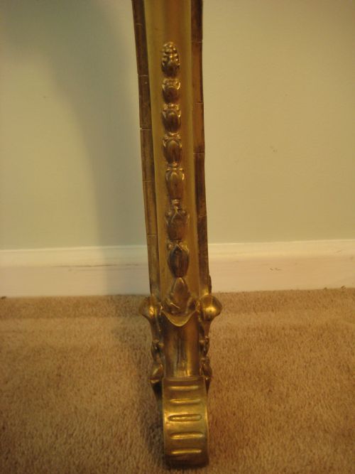 ENGLISH GILT CONSOLE TABLE - ADDITIONAL PHOTO 11