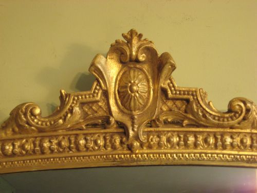 VICTORIAN GILT ARCH TOP OVERMANTLE - ADDITIONAL PHOTO 6