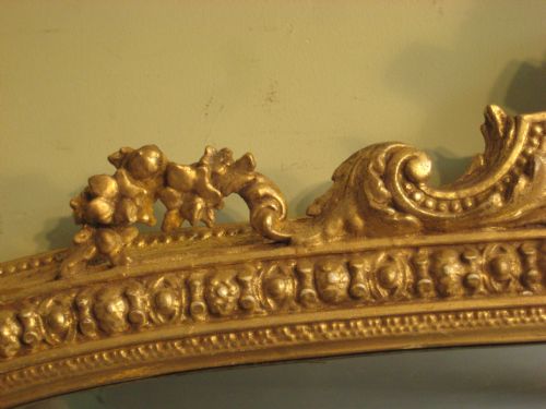 VICTORIAN GILT ARCH TOP OVERMANTLE - ADDITIONAL PHOTO 7