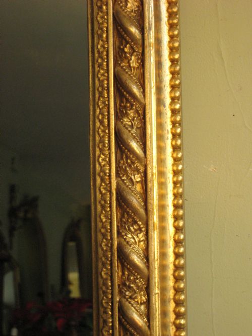 ENGLISH GILT ARCH TOP OVERMANTLE - ADDITIONAL PHOTO 5