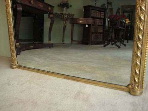 ENGLISH GILT ARCH TOP OVERMANTLE - ADDITIONAL PHOTO 7