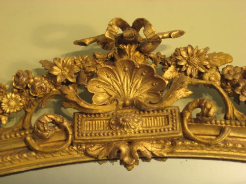 19TH CENTURY ENGLISH GILT OVERMANTLE - ADDITIONAL PHOTO 4