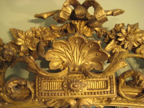 19TH CENTURY ENGLISH GILT OVERMANTLE - ADDITIONAL PHOTO 5