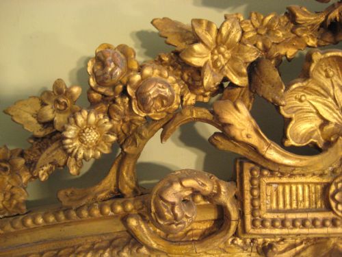 19TH CENTURY ENGLISH GILT OVERMANTLE - ADDITIONAL PHOTO 6