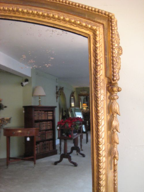 19TH CENTURY ENGLISH GILT OVERMANTLE - ADDITIONAL PHOTO 8