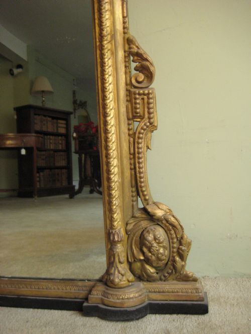 19TH CENTURY ENGLISH GILT OVERMANTLE - ADDITIONAL PHOTO 10