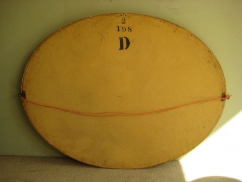 EDWARDIAN GILT OVAL WALL MIRROR - ADDITIONAL PHOTO 6