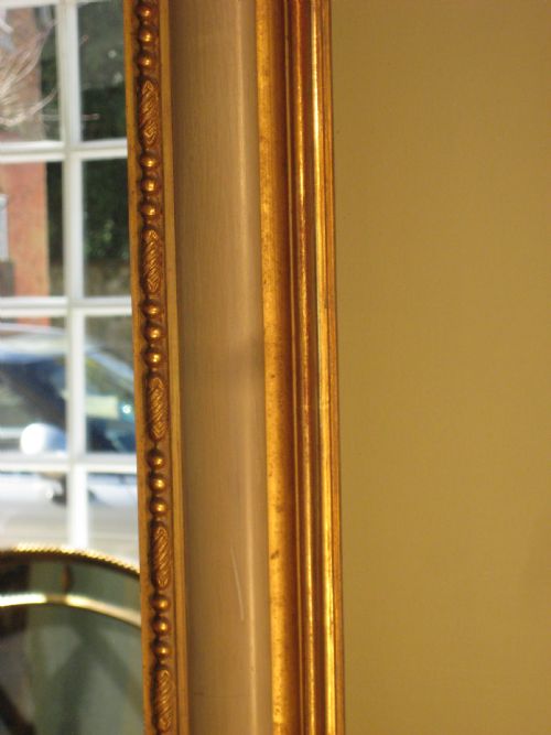 FRENCH PAINTED AND PARCELGILT ARCH TOP MIRROR - ADDITIONAL PHOTO 8