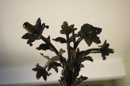 FRENCH BRONZE PATINATED SPELTER SCULPTURE LAMP - ADDITIONAL PHOTO 10