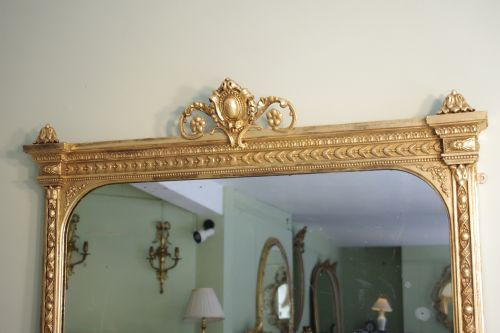 ENGLISH GILT OVERMANTLE - ADDITIONAL PHOTO 1