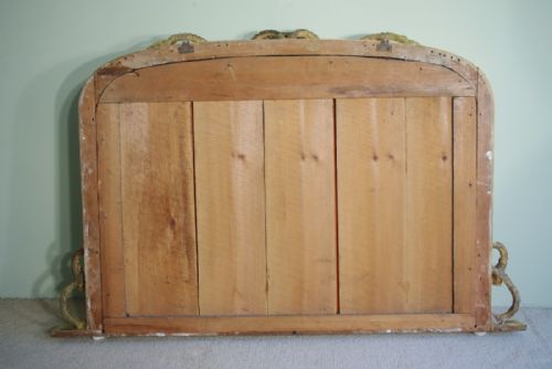 VICTORIAN GILT ROPE TWIST OVERMANTLE - ADDITIONAL PHOTO 5