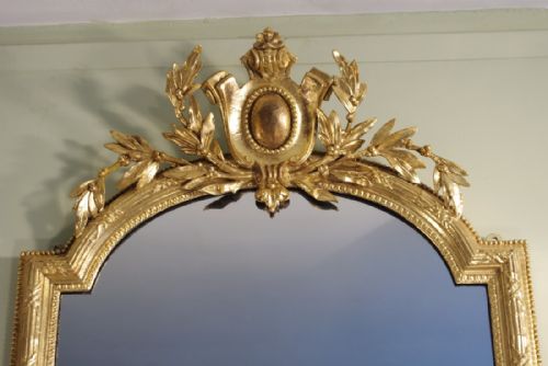 ENGLISH GILT GIRANDOLE WALL MIRROR - ADDITIONAL PHOTO 1