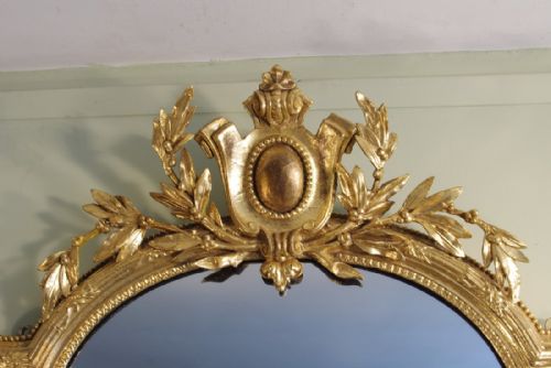 ENGLISH GILT GIRANDOLE WALL MIRROR - ADDITIONAL PHOTO 3