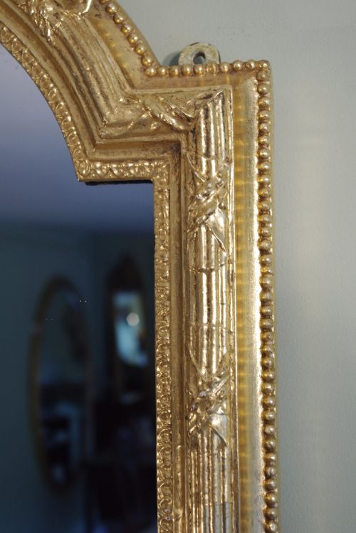 ENGLISH GILT GIRANDOLE WALL MIRROR - ADDITIONAL PHOTO 7