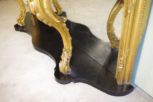 19TH CENTURY ENGLISH GILT CONSOLE TABLE - ADDITIONAL PHOTO 13