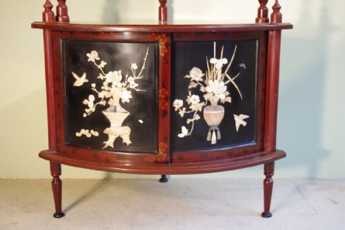 JAPANESE LACQUER CORNER WHATNOT - ADDITIONAL PHOTO 8