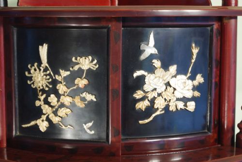 JAPANESE LACQUER CORNER WHATNOT - ADDITIONAL PHOTO 9