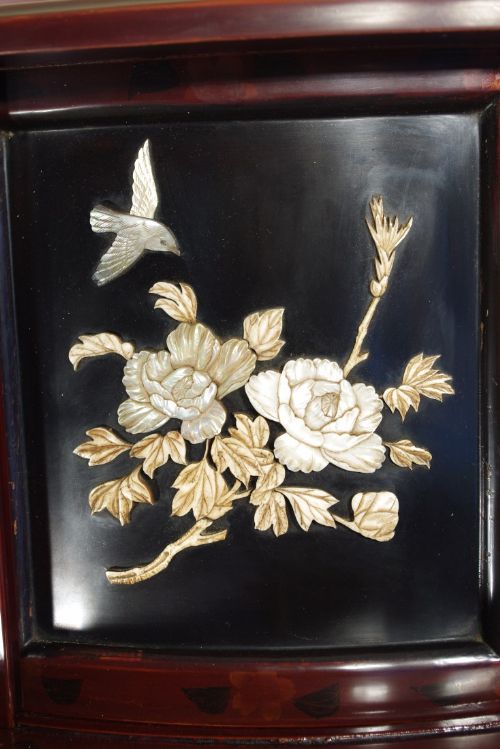 JAPANESE LACQUER CORNER WHATNOT - ADDITIONAL PHOTO 12