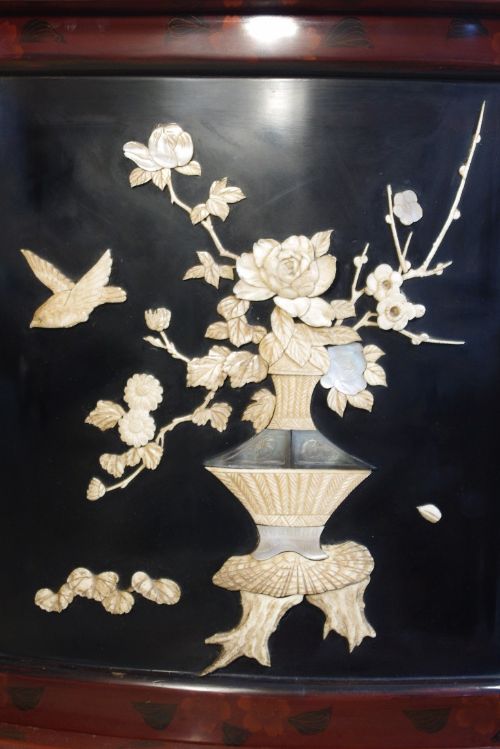JAPANESE LACQUER CORNER WHATNOT - ADDITIONAL PHOTO 13