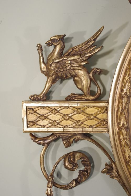 ENGLISH GILT ADAM STYLE OVERMANTLE - ADDITIONAL PHOTO 7