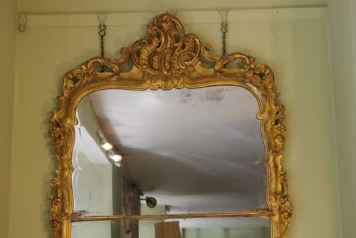 19TH CENTURY ENGLISH GILT PIER MIRROR - ADDITIONAL PHOTO 1