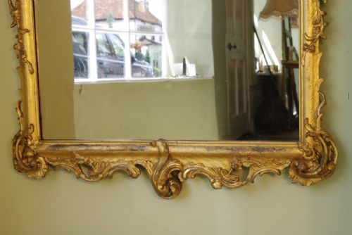 19TH CENTURY ENGLISH GILT PIER MIRROR - ADDITIONAL PHOTO 2