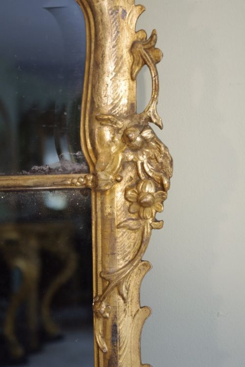 19TH CENTURY ENGLISH GILT PIER MIRROR - ADDITIONAL PHOTO 6