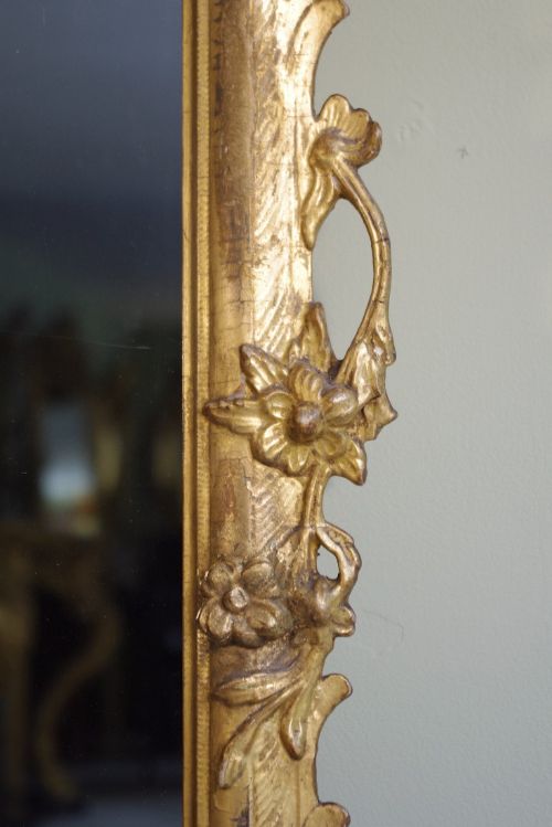 19TH CENTURY ENGLISH GILT PIER MIRROR - ADDITIONAL PHOTO 7