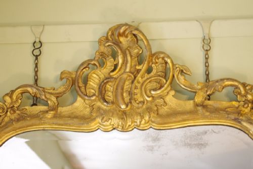 19TH CENTURY ENGLISH GILT PIER MIRROR - ADDITIONAL PHOTO 8