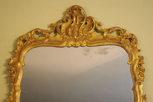 19TH CENTURY ENGLISH GILT PIER MIRROR - ADDITIONAL PHOTO 9