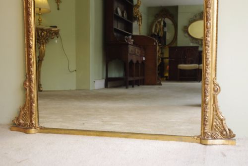 VICTORIAN GILT ARCH TOP OVERMANTLE - ADDITIONAL PHOTO 2