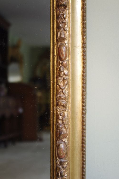 VICTORIAN GILT ARCH TOP OVERMANTLE - ADDITIONAL PHOTO 7