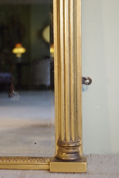 REGENCY STYLE GILT TRIPLEPLATE OVERMANTLE - ADDITIONAL PHOTO 5