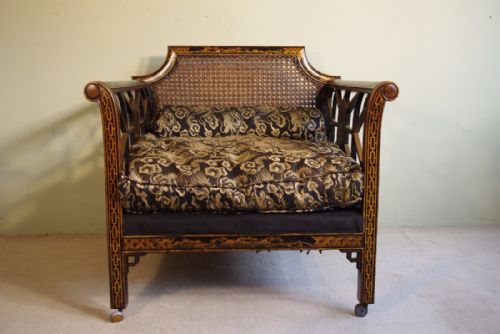 chinoiserie armchair - CATEGORY: ANTIQUE CHAIRS - DATED 1920