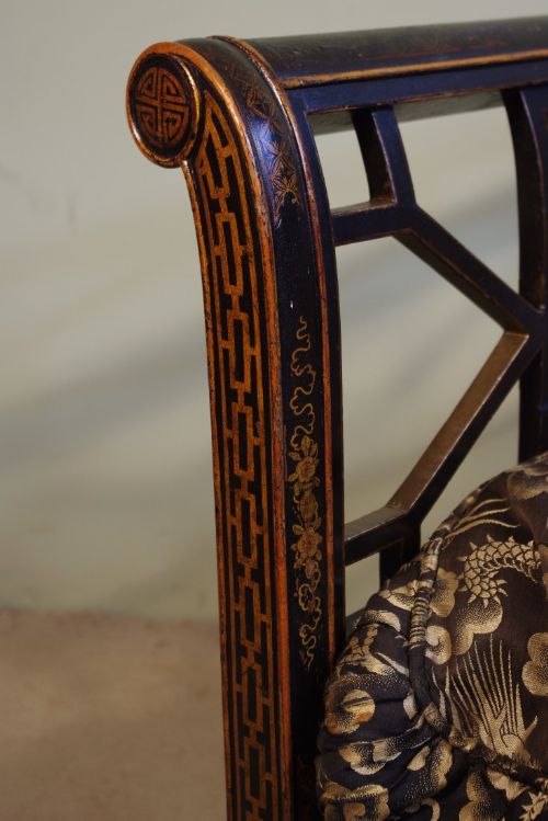 CHINOISERIE ARMCHAIR - ADDITIONAL PHOTO 6