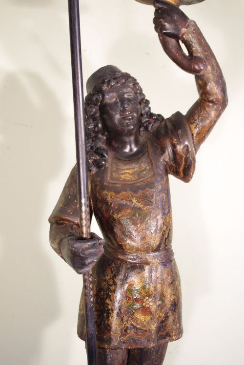 18TH CENTURY VENETIAN GONDOLIER BLACKAMOOR - ADDITIONAL PHOTO 2