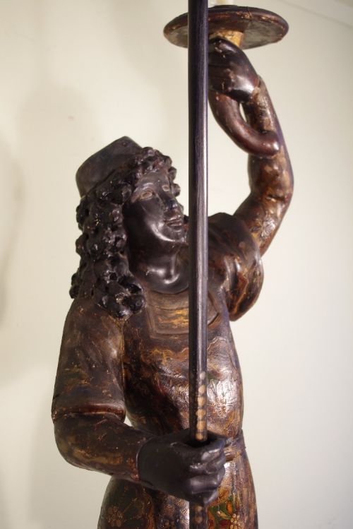 18TH CENTURY VENETIAN GONDOLIER BLACKAMOOR - ADDITIONAL PHOTO 3