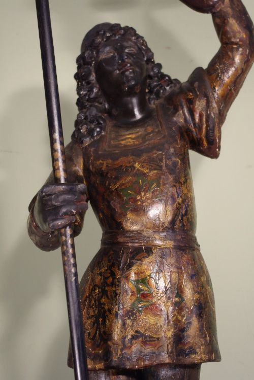 18TH CENTURY VENETIAN GONDOLIER BLACKAMOOR - ADDITIONAL PHOTO 4
