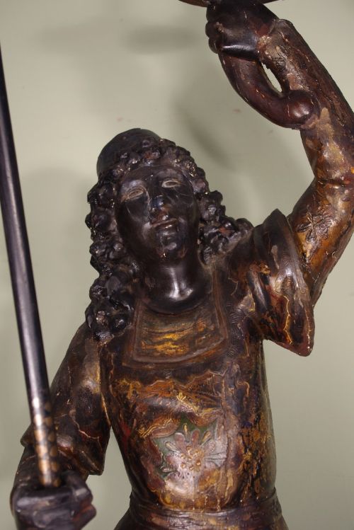 18TH CENTURY VENETIAN GONDOLIER BLACKAMOOR - ADDITIONAL PHOTO 5