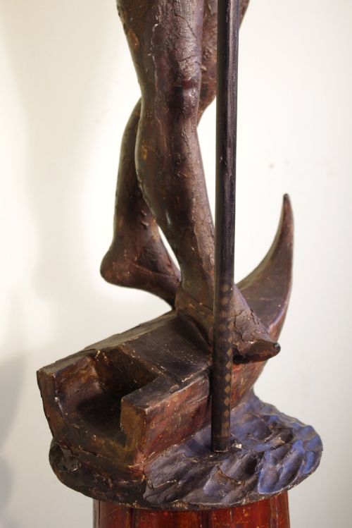 18TH CENTURY VENETIAN GONDOLIER BLACKAMOOR - ADDITIONAL PHOTO 10