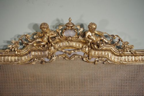 PAINTED AND PARCELGILT HEADBOARDBED - ADDITIONAL PHOTO 2