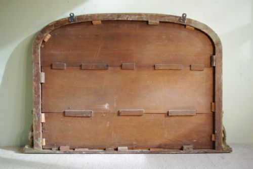 VICTORIAN GILT ARCH TOP OVERMANTLE MIRROR - ADDITIONAL PHOTO 7